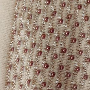 VTG Sweater: Andriano By I. Fatigati Beautiful  Lambswool Angora Beaded Metallic